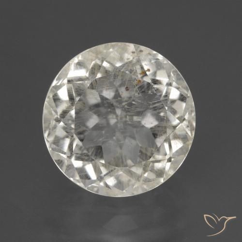 4.12ct Naturale Bianco caldo Topazio, Rotondo, VS-SI