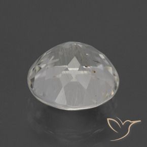 Topazio Bianco caldo naturale da 4.12 ct, Rotondo, VS-SI