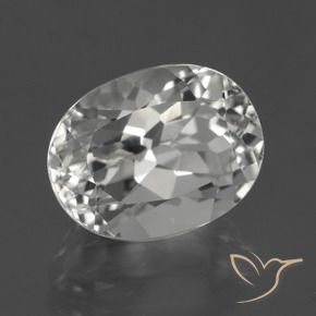 Topazio Bianco naturale da 5.65 ct, Ovale, VVS