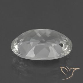 Topazio Bianco caldo naturale da 5.12 ct, Ovale, VS