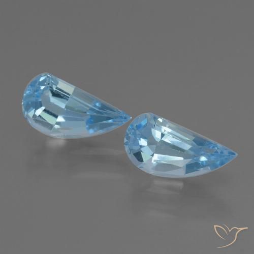 2.82ctw Naturale Blu svizzero Topazio, Taglio a fantasia, VVS-VS