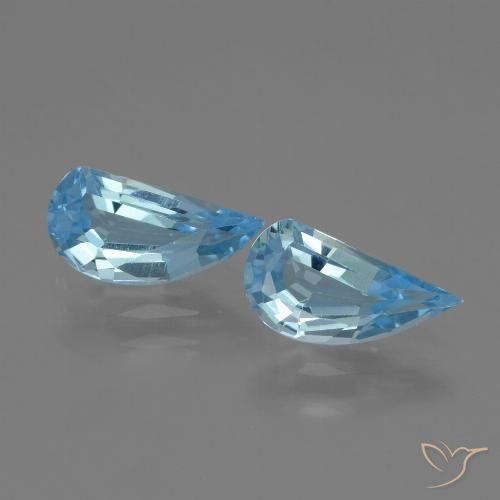 2.59ctw Naturale Celeste Topazio, Taglio a fantasia, VVS-VS