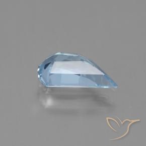 Topazio Celeste naturale da 1.39 ct, Taglio a fantasia, VVS-VS
