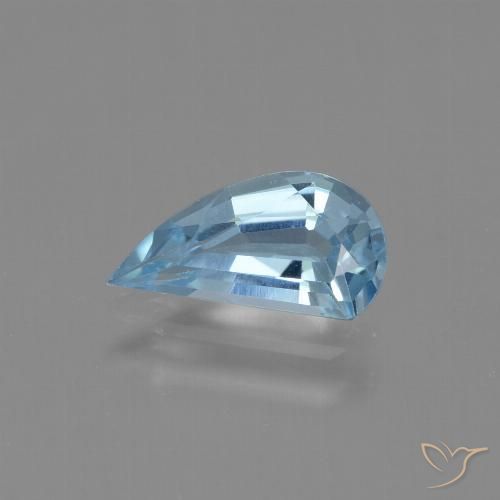 1.33ct Naturale Celeste Topazio, Taglio a fantasia, VVS-VS