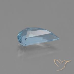 Topazio Celeste naturale da 1.33 ct, Taglio a fantasia, VVS-VS