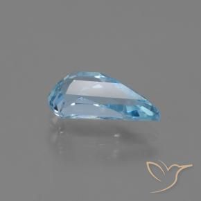 Topazio Celeste naturale da 1.50 ct, Taglio a fantasia, VVS-VS