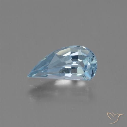 1.32ct Naturale Celeste Topazio, Taglio a fantasia, VVS-VS