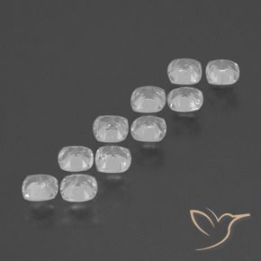 Gemme di Topazio Bianco naturale da 4.96 ct, Cuscino, VS