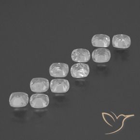 Gemme di Topazio Bianco naturale da 5.07 ct, Cuscino, VS-SI