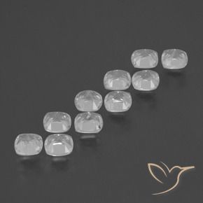 Gemme di Topazio Bianco naturale da 5.18 ct, Cuscino, VS