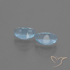 Gemme di Topazio Celeste naturale da 2.02 ct, Taglio a fantasia, VS