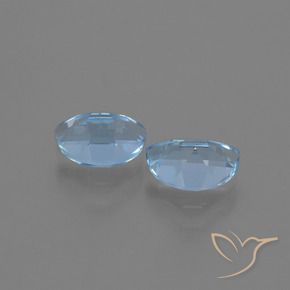 Gemme di Topazio Blu svizzero naturale da 2.05 ct, Taglio a fantasia, VVS-VS