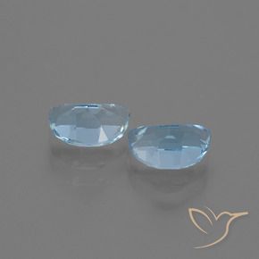 Gemme di Topazio Blu svizzero naturale da 2.14 ct, Taglio a fantasia, VS