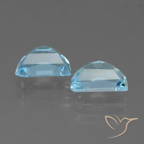 Gemme di Topazio Blu svizzero naturale da 2.11 ct, Taglio a fantasia, VS