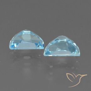 Gemme di Topazio Blu svizzero naturale da 2.13 ct, Taglio a fantasia, VS