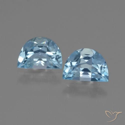1.95ctw Naturale Blu svizzero Topazio, Taglio a fantasia, VVS-VS