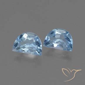 Gemme di Topazio Blu svizzero naturale da 2.06 ct, Taglio a fantasia, VS