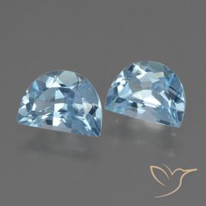 Gemme di Topazio Celeste naturale da 2.01 ct, Taglio a fantasia, VVS-VS