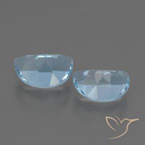 Gemme di Topazio Celeste naturale da 2.01 ct, Taglio a fantasia, VVS-VS