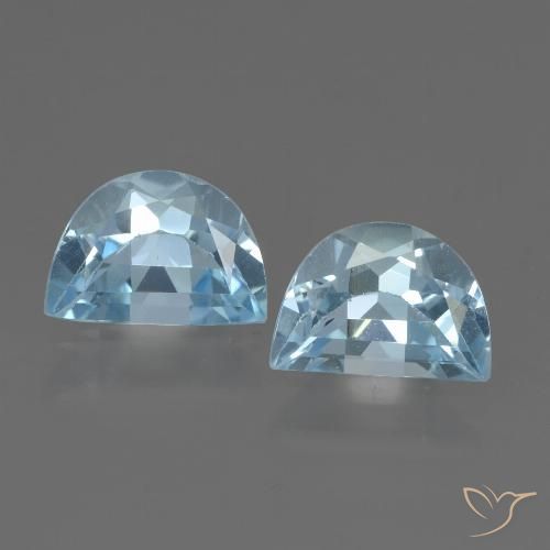 1.92ctw Naturale Celeste Topazio, Taglio a fantasia, VVS-VS