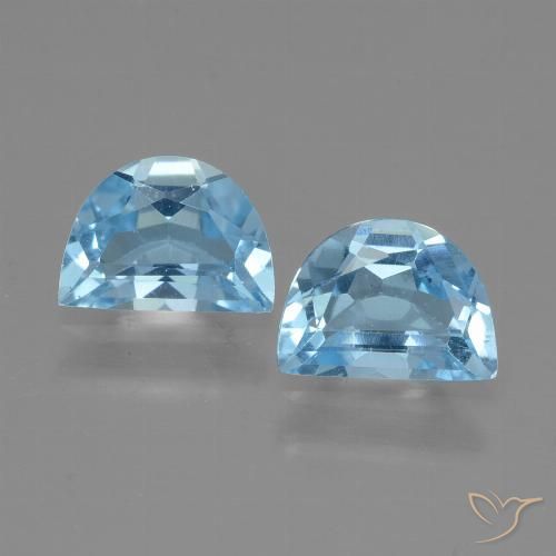 1.85ctw Naturale Blu svizzero Topazio, Taglio a fantasia, VVS-VS