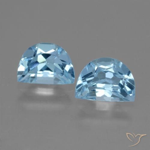 2.10ctw Naturale Blu svizzero Topazio, Taglio a fantasia, VVS