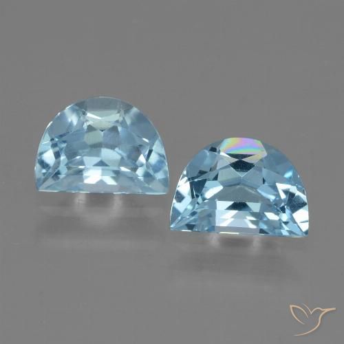 1.92ctw Naturale Celeste Topazio, Taglio a fantasia, VVS-VS