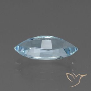 Topazio Celeste naturale da 2.22 ct, Taglio marquise, VVS