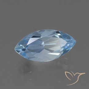 Topazio Celeste naturale da 2.37 ct, Taglio marquise, VVS