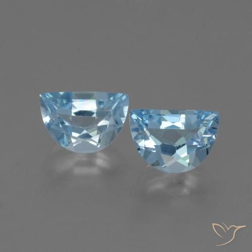 1.99ctw Naturale Blu svizzero Topazio, Taglio a fantasia, VVS-VS