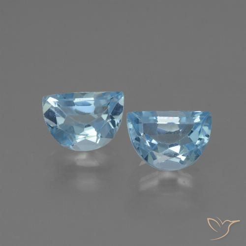 1.93ctw Naturale Celeste Topazio, Taglio a fantasia, VVS-VS
