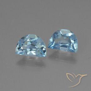 Gemme di Topazio Blu svizzero naturale da 1.84 ct, Taglio a fantasia, VVS