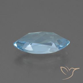 Topazio Celeste naturale da 2.36 ct, Taglio marquise, VVS-VS