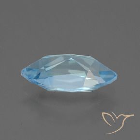 Topazio Celeste naturale da 2.40 ct, Taglio marquise, VVS