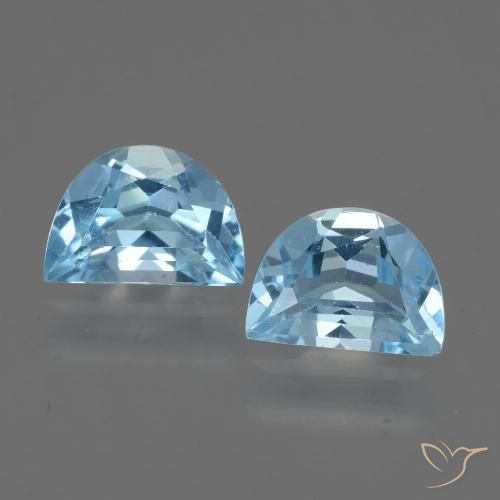 1.86ctw Naturale Celeste Topazio, Taglio a fantasia, VVS-VS