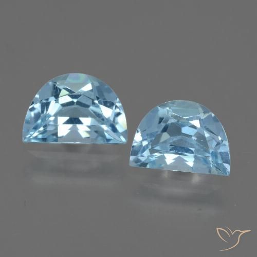 1.84ctw Naturale Celeste Topazio, Taglio a fantasia, VS