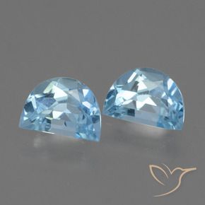 Gemme di Topazio Blu svizzero naturale da 2.07 ct, Taglio a fantasia, VS