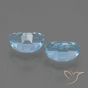 Gemme di Topazio Blu svizzero naturale da 2.07 ct, Taglio a fantasia, VS