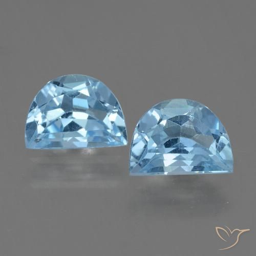 2.11ctw Naturale Blu svizzero Topazio, Taglio a fantasia, VS
