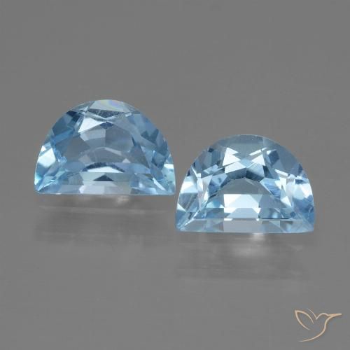 1.86ctw Naturale Blu svizzero Topazio, Taglio a fantasia, VS