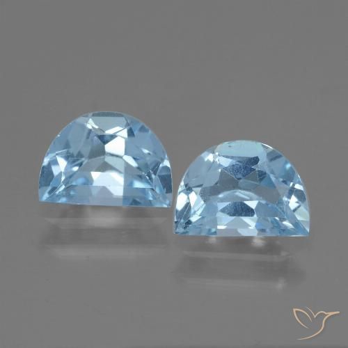 1.92ctw Naturale Blu svizzero Topazio, Taglio a fantasia, VS
