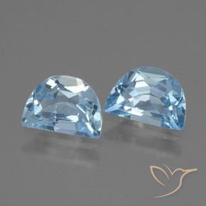 Gemme di Topazio Blu svizzero naturale da 1.86 ct, Taglio a fantasia, VS