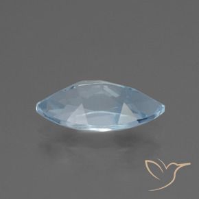 Topazio Celeste naturale da 2.47 ct, Taglio marquise, VVS