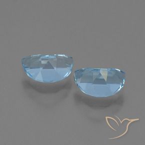 Gemme di Topazio Blu svizzero naturale da 2.01 ct, Taglio a fantasia, VS