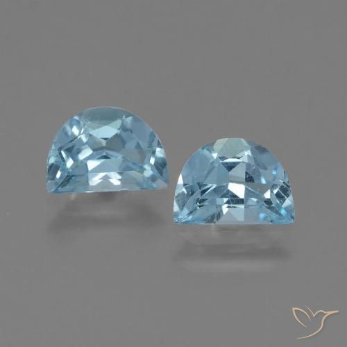 1.94ctw Naturale Celeste Topazio, Taglio a fantasia, VS