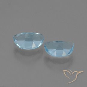 Gemme di Topazio Celeste naturale da 1.94 ct, Taglio a fantasia, VS
