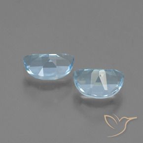 Gemme di Topazio Celeste naturale da 2.05 ct, Taglio a fantasia, VS