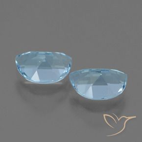 Gemme di Topazio Blu svizzero naturale da 1.94 ct, Taglio a fantasia, VS