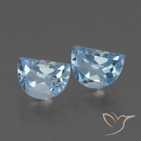 Gemme di Topazio Celeste naturale da 2.01 ct, Taglio a fantasia, VS