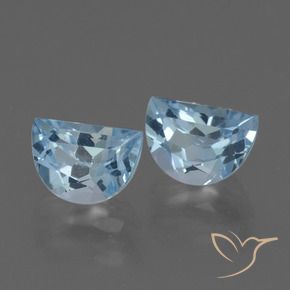 Gemme di Topazio Celeste naturale da 2.19 ct, Taglio a fantasia, VS